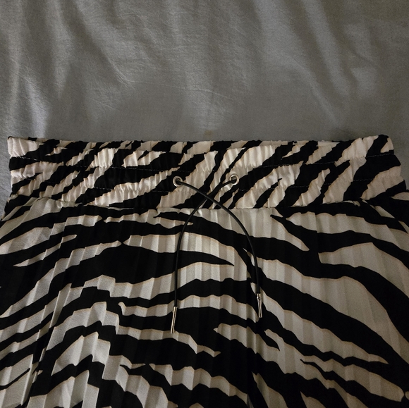Express Tiger Print Pleated Skirt - Picture 2 of 4